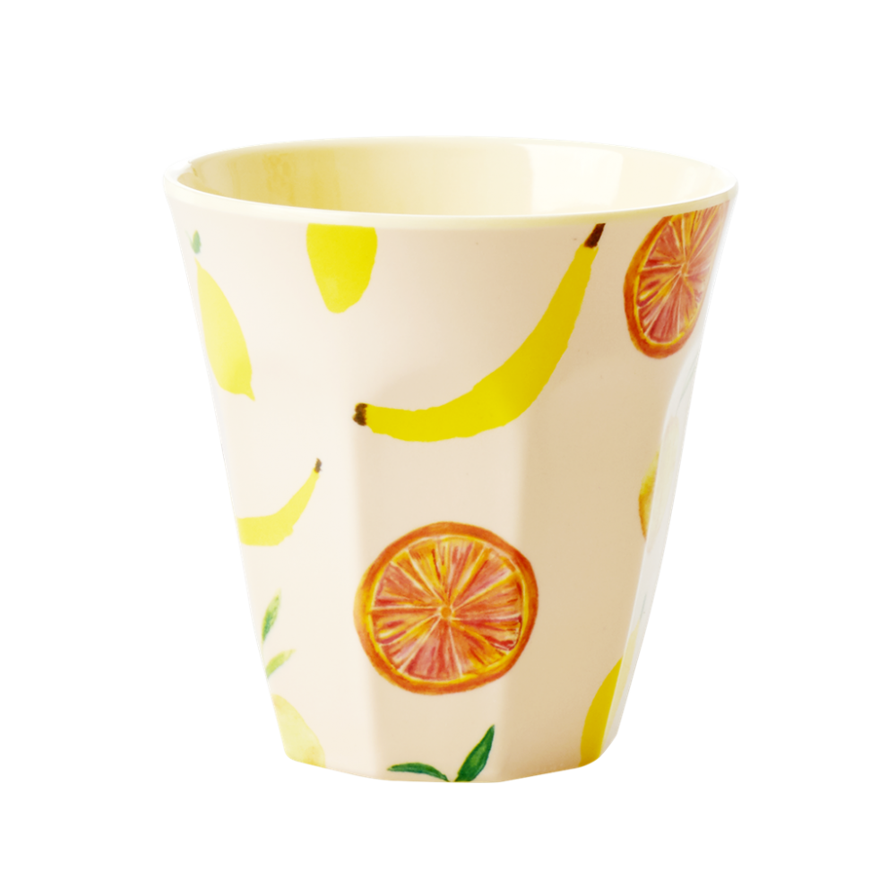 Happy Fruit Print Melamine Cup By Rice DK